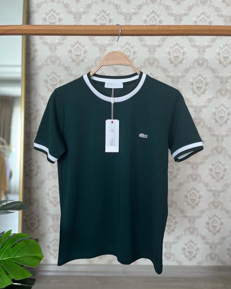 Yeşil Timsah Logolu Tshirt